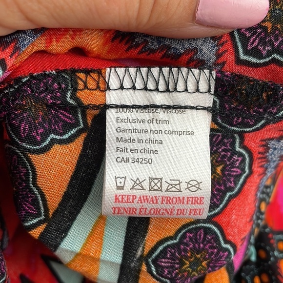 Tangerine & Multi Coloured Maxi Dress - Picture 12 of 12